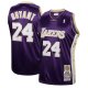 Men's Los Angeles Lakers Kobe Bryant Mitchell & Ness Purple Hall of Fame Class of 2020 #24 Hardwood Classics Jersey