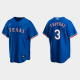 Men's Texas Rangers #3 Leody Taveras Royal Alternate MLB Jersey