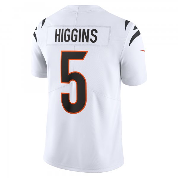 Men's Cincinnati Bengals Tee Higgins Nike White  Vapor Untouchable Limited Jersey