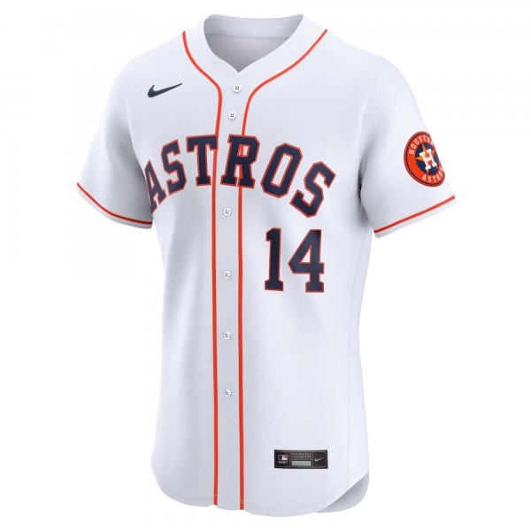 Men's Houston Astros Mauricio Dubon Nike White Home Elite Player Jersey