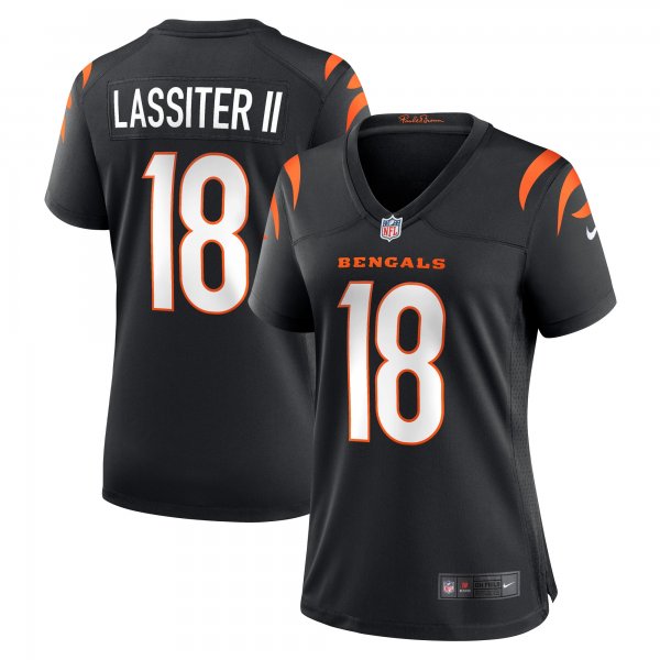 Women's Cincinnati Bengals Kwamie Lassiter II Nike Black Game Player Jersey