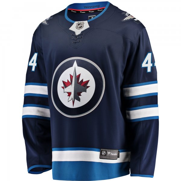 Men's Winnipeg Jets Josh Morrissey Fanatics Navy Breakaway Replica Jersey