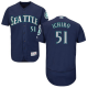 Seattle Mariners #51 Ichiro Suzuki Navy Blue Flexbase Collection Stitched MLB Jersey