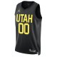 Unisex Utah Jazz Jordan Brand Black 2022/23 Swingman Custom Jersey - Statement Edition