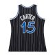 Men's Orlando Magic Vince Carter Mitchell & Ness Black 2009/10 Hardwood Classics Swingman Jersey