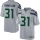 Seattle Seahawks Super Bowl XLVIII #31 Men's Kam Chancellor Limited Alternate Grey Jersey