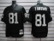 Men's Mitchell And Ness Las Vegas Raiders #81 Tim Brown Stitched Black NFL Jersey