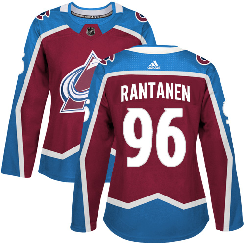 Adidas Colorado Avalanche #96 Mikko Rantanen Burgundy Home Women's Stitched NHL Jersey