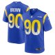 Men's Los Angeles Rams Earnest Brown IV Nike  Royal Team Game Jersey