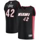 Men's Miami Heat Kevin Love Fanatics Black Fast Break Player Jersey - Icon Edition