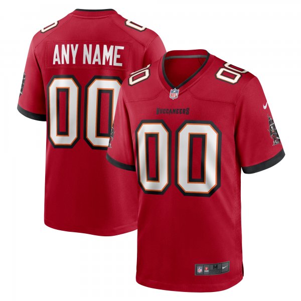 Men's Nike Tampa Bay Buccaneers Red Custom Game Jersey