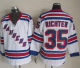 New York Rangers #35 Mike Richter White CCM Throwback Stitched NHL Jersey