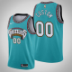 Men's Memphis Grizzlies Custom Teal Retro NBA Jersey