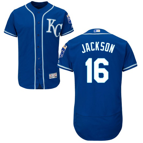 Kansas City Royals #16 Bo Jackson Royal Blue Flexbase Collection Stitched MLB Jersey