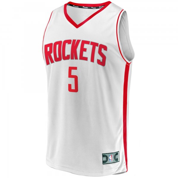 Men's Houston Rockets Fred VanVleet Fanatics White Fast Break Replica Player Jersey - Association Edition