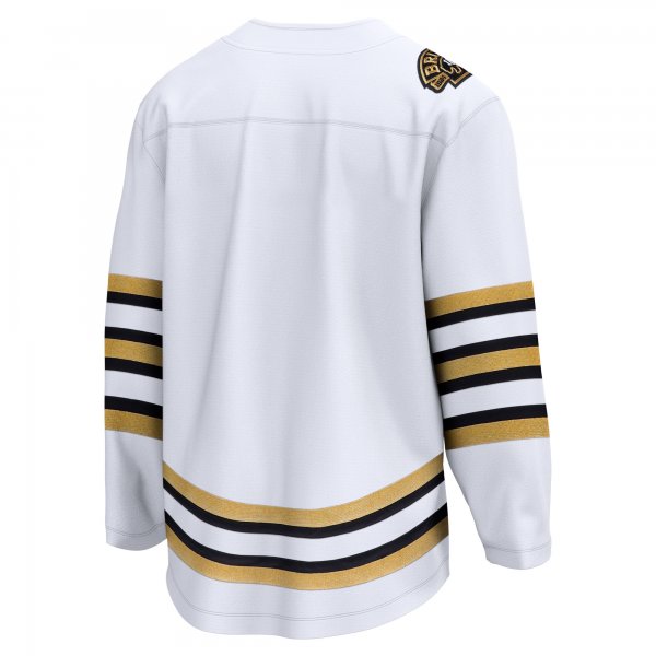 Men's Boston Bruins  Fanatics White 100th Anniversary Premier Breakaway Jersey