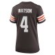 Women's Cleveland Browns Deshaun Watson Nike Brown Player Jersey