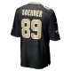 Men's New Orleans Saints Dylan Soehner Nike Black Game Jersey