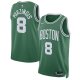 Unisex Boston Celtics Kristaps Porzingis Nike Kelly Green Swingman Jersey - Icon Edition