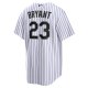 Men's Colorado Rockies Kris Bryant Nike White/Purple Replica Player Jersey