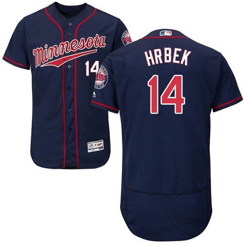 Minnesota Twins #14 Kent Hrbek Navy Blue Flexbase Collection Stitched MLB Jersey