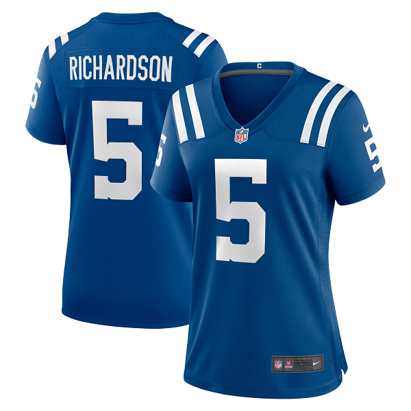 Women's Indianapolis Colts #5 Anthony Richardson Nike Royal 2023 NFL Draft First Round Pick Limited Jersey