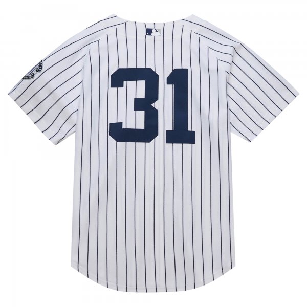 Men's New York Yankees Ichiro Suzuki Mitchell & Ness White 2014 Cooperstown Collection Throwback Jersey