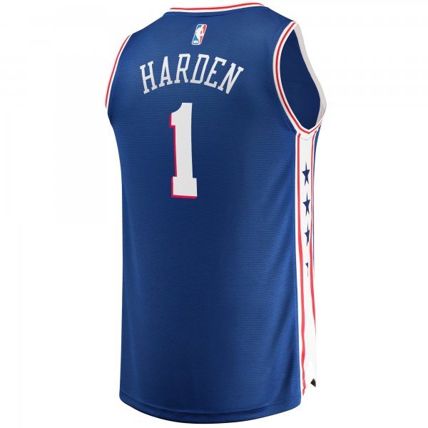 Men's Philadelphia 76ers James Harden Fanatics Royal Fast Break Replica Player Jersey - Icon Edition