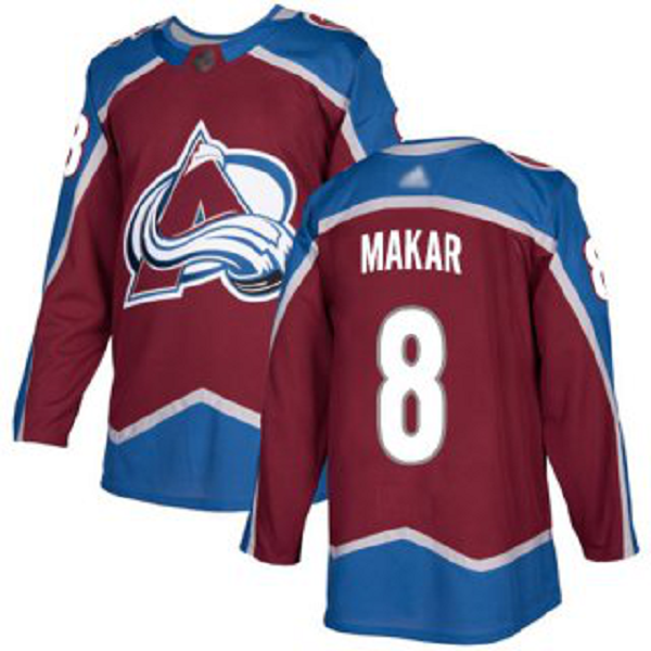 Adidas Colorado Avalanche #8 Cale Makar Burgundy Home Stitched NHL Jersey