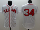 Boston Red Sox #34 David Ortiz White Flexbase Collection Stitched MLB Jersey