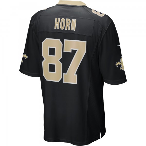 Men's New Orleans Saints Joe Horn Nike Black Game Retired Player Jersey