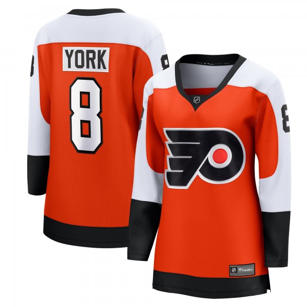 Women's Philadelphia Flyers Cam York Fanatics Orange Home Breakaway Player Jersey