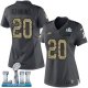 Women's Nike NFL Philadelphia Eagles #20 Brian Dawkins Limited Black 2016 Salute to Service Super Bowl LII Jersey