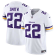 Men's Minnesota Vikings #22 Harrison Smith Nike White Vapor F.U.S.E. Limited Jersey