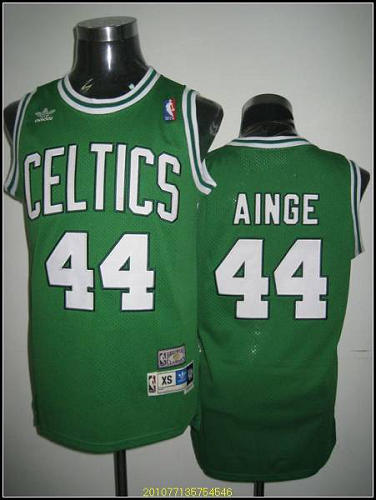 Men's Boston Celtics #44 Danny Ainge Stitched Green Throwback NBA Jersey