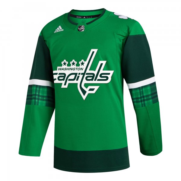 Men's Washington Capitals  adidas Kelly Green 2023 St. Patrick's Day Primegreen Jersey