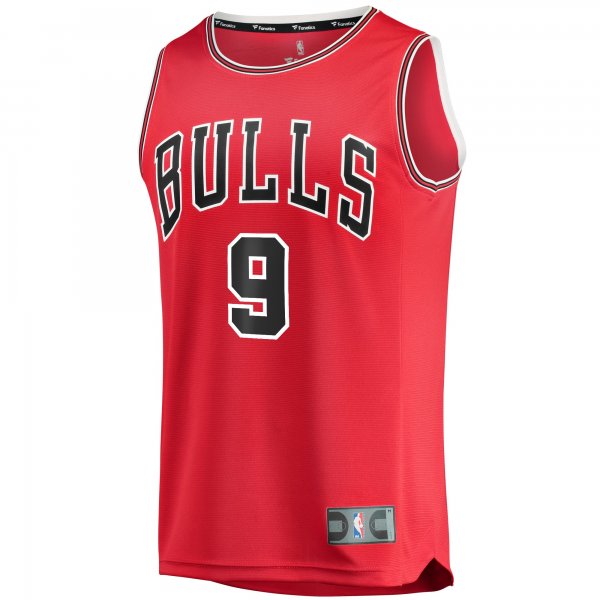 Men's Chicago Bulls Nikola Vucevic Fanatics Red Fast Break Road Replica Jersey - Icon Edition