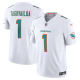 Men's Miami Dolphins #1 Tua Tagovailoa Nike White Vapor F.U.S.E. Limited NFL Jersey