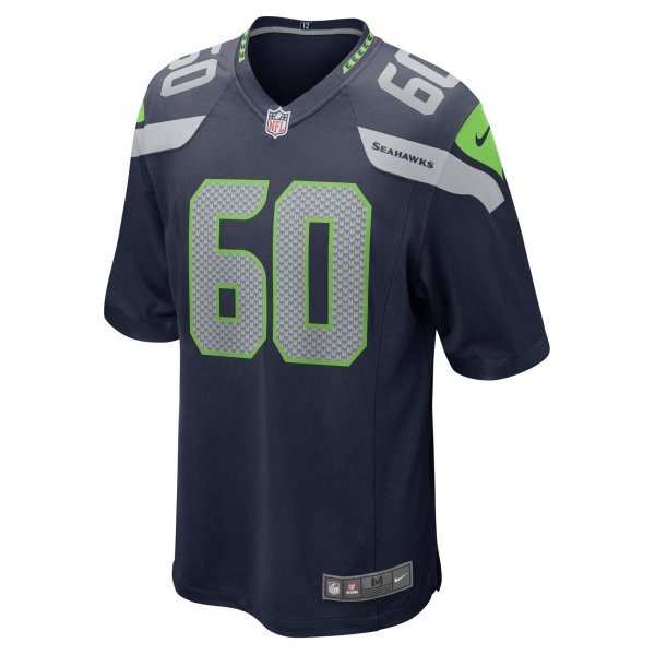 Men's Seattle Seahawks Phil Haynes Nike College Navy Game Jersey