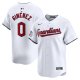 Men's Cleveland Guardians Andres Gimenez Nike White Home Limited Player Jersey