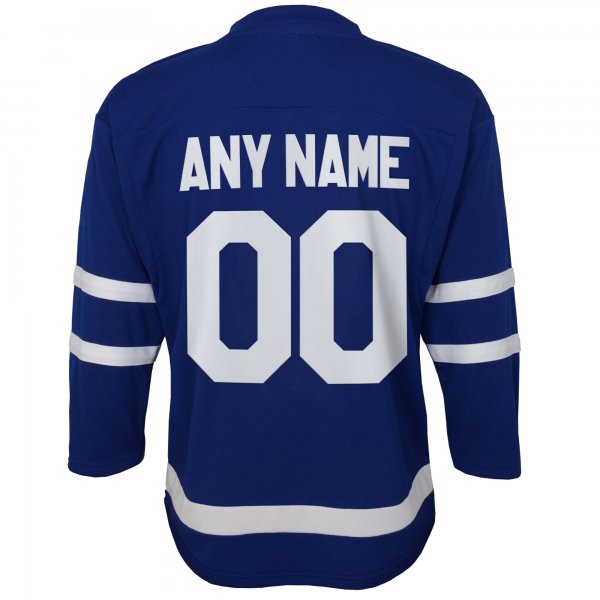 Youth Toronto Maple Leafs  Blue Home Replica Custom Jersey