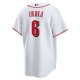 Men's Cincinnati Reds Jonathan India Nike White Replica Player Jersey