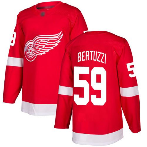 Detroit Red Wings #59 Tyler Bertuzzi Red Home Stitched NHL Jersey