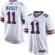 Men's #11 Cole Beasley Buffalo Bills White Game Jersey