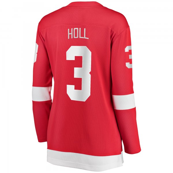 Women's Detroit Red Wings Justin Holl Fanatics Red Home Breakaway Player Jersey