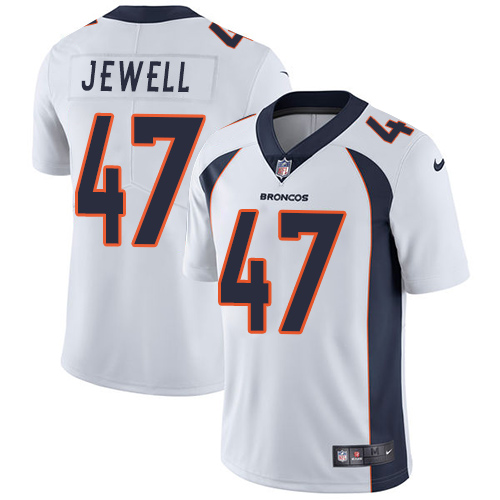 Nike Denver Broncos #47 Josey Jewell White Men's Stitched NFL Vapor Untouchable Limited Jersey