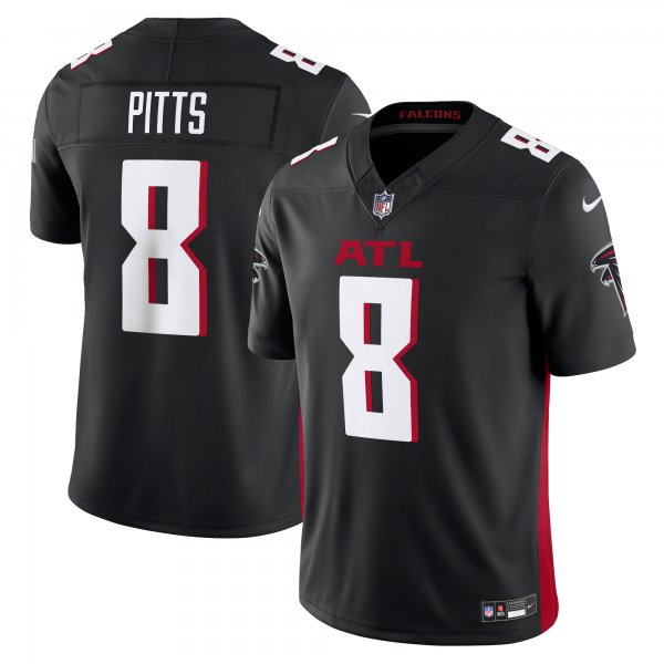 Men's Atlanta Falcons Kyle Pitts Nike Black Vapor F.U.S.E. Limited Jersey