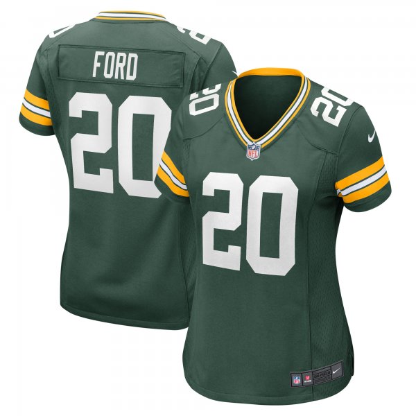 Women's Green Bay Packers Rudy Ford Nike Green Game Player Jersey