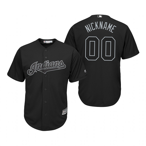 Cleveland Indians Custom Black 2019 Players Weekend Nickname MLB Jersey