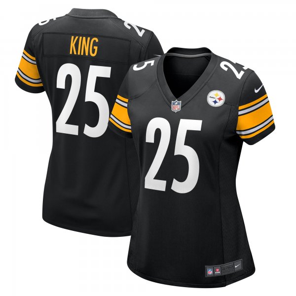 Women's Pittsburgh Steelers Desmond King Nike  Black  Game Jersey